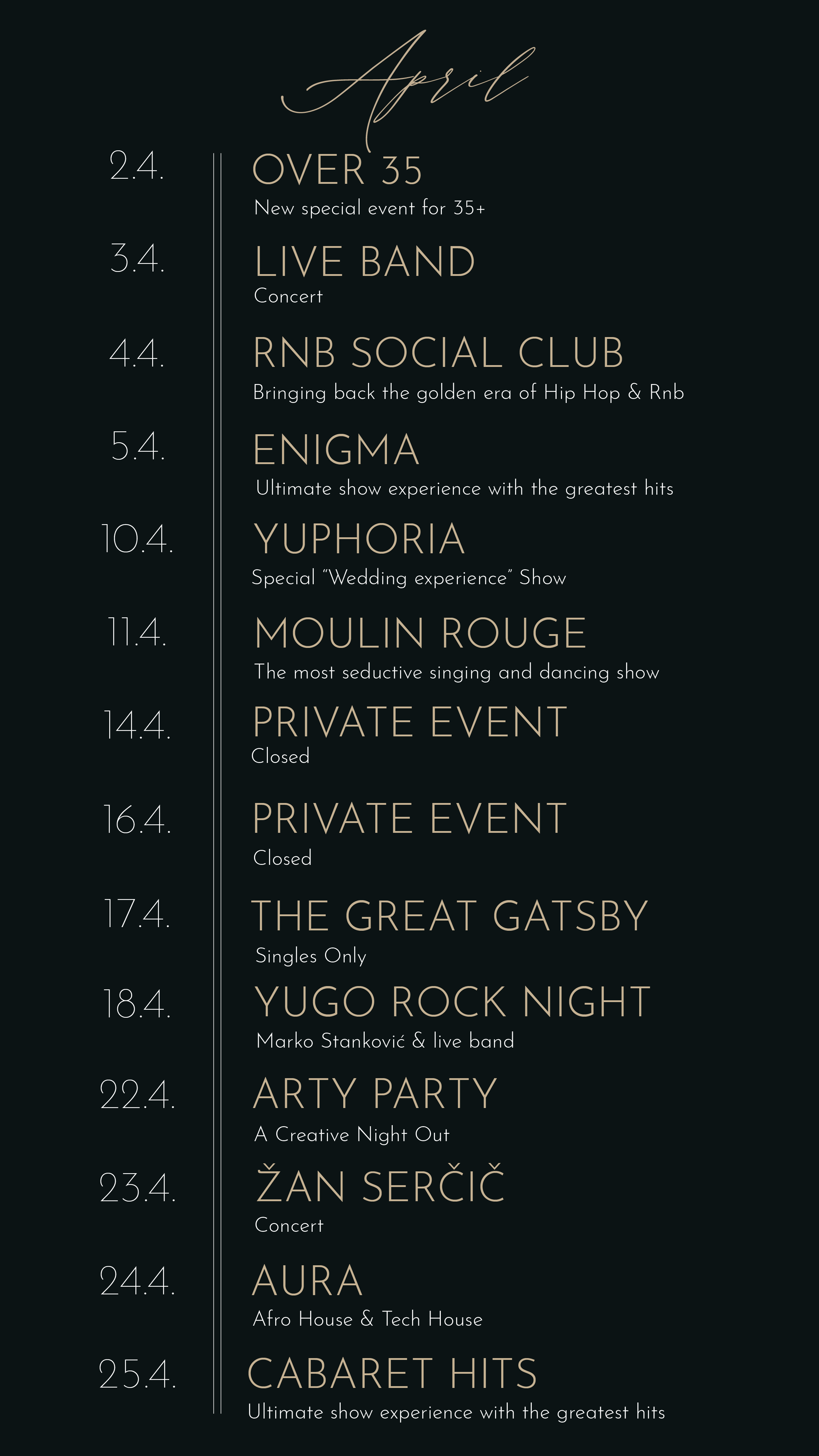 Nebo april 26 event program